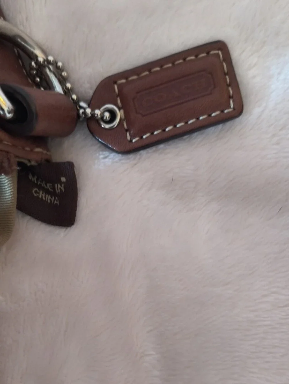 Coach Brown Leather Crossbody Bag